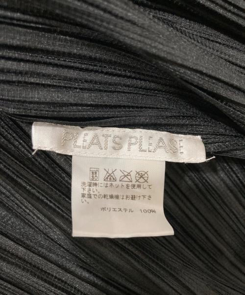 PLEATS PLEASE（プリーツプリーズ）PLEATS PLEASE (プリーツプリーズ) プリーツカーディガン ブラック サイズ:3の古着・服飾アイテム
