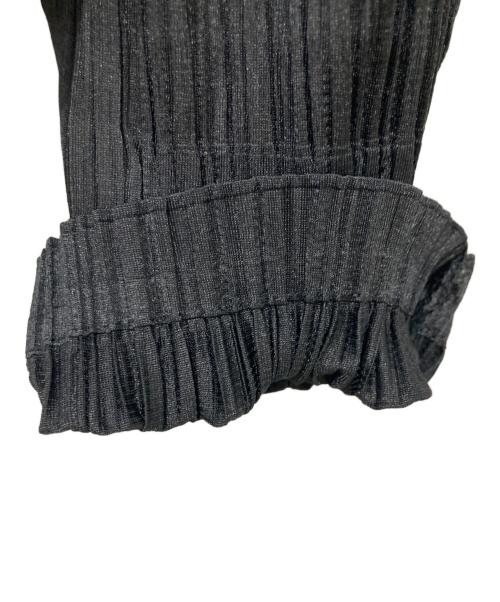 PLEATS PLEASE（プリーツプリーズ）PLEATS PLEASE (プリーツプリーズ) プリーツカーディガン ブラック サイズ:3の古着・服飾アイテム