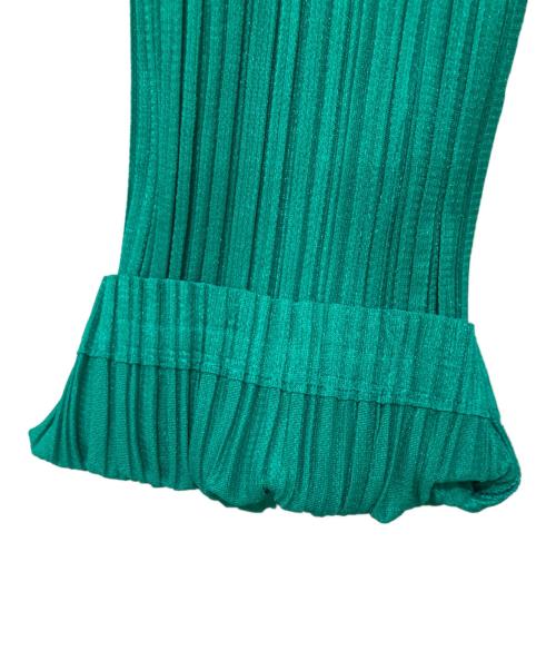 PLEATS PLEASE（プリーツプリーズ）PLEATS PLEASE (プリーツプリーズ) プリーツカーディガン グリーン サイズ:3の古着・服飾アイテム