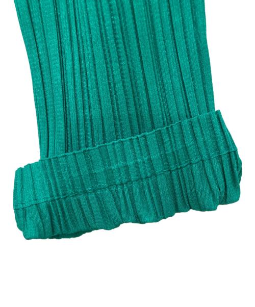 PLEATS PLEASE（プリーツプリーズ）PLEATS PLEASE (プリーツプリーズ) プリーツカーディガン グリーン サイズ:3の古着・服飾アイテム