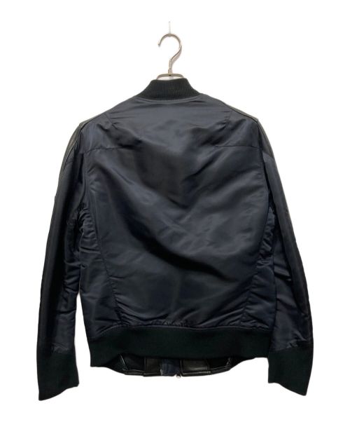 Y-3（ワイスリー）Y-3 (ワイスリー) Bonded Leather Jacket/ボンデッドレザージャケット ブラック サイズ:Ｍの古着・服飾アイテム