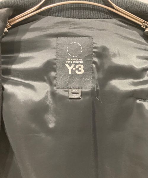 Y-3（ワイスリー）Y-3 (ワイスリー) Bonded Leather Jacket/ボンデッドレザージャケット ブラック サイズ:Ｍの古着・服飾アイテム