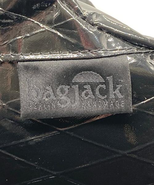 BAGJACK（バッグジャック）BAGJACK (バッグジャック) エナメルショルダーバッグ ブラックの古着・服飾アイテム