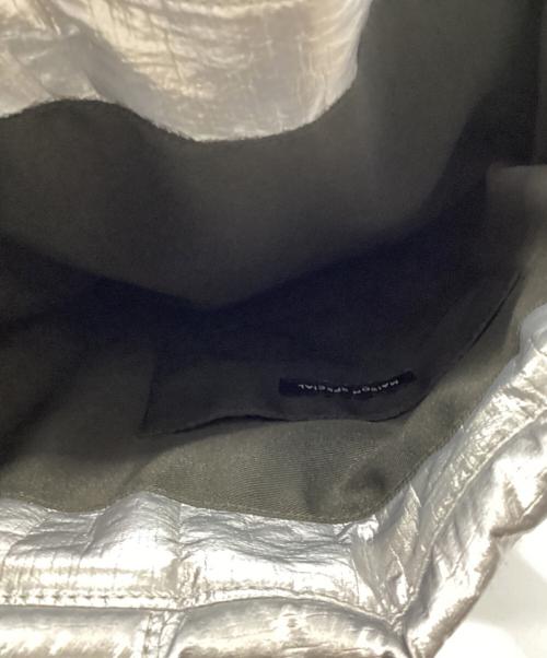 MAISON SPECIAL（メゾンスペシャル）MAISON SPECIAL (メゾンスペシャル) メタリックトートバッグ グレーの古着・服飾アイテム