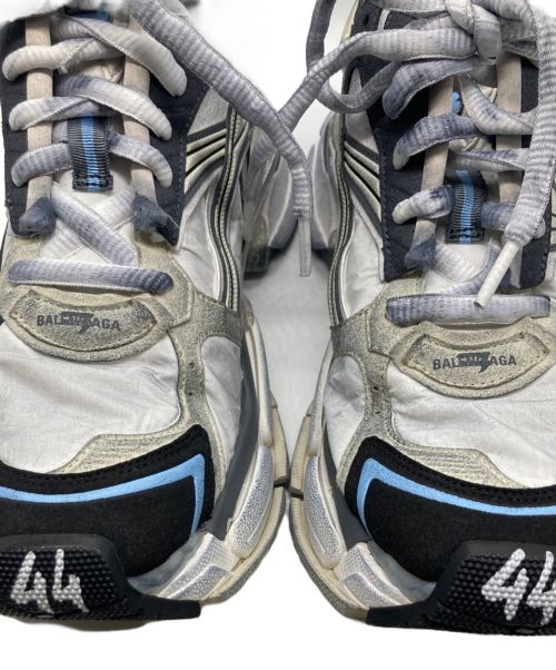 BALENCIAGA（バレンシアガ）BALENCIAGA (バレンシアガ) Runner/BALENCIAGA/バレンシアガ/ランナー/ユーズド加工スニーカー772774/29cm グレー×ブルー サイズ:29cmの古着・服飾アイテム