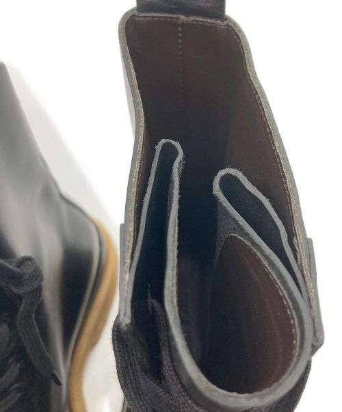 BOTTEGA VENETA（ボッテガベネタ）BOTTEGA VENETA (ボッテガベネタ) ラグブーツ ブラック サイズ:41の古着・服飾アイテム