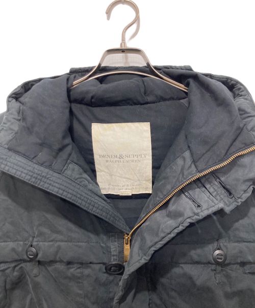 Denim & Supply Ralph Lauren（デニム＆サプライ ラルフローレン）Denim & Supply Ralph Lauren (デニム＆サプライ ラルフローレン) 星条旗ダウンモッズコート ブラック サイズ:XSの古着・服飾アイテム