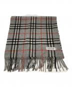 Burberry'sバーバリー）の古着「カシミヤマフラー」｜グレー