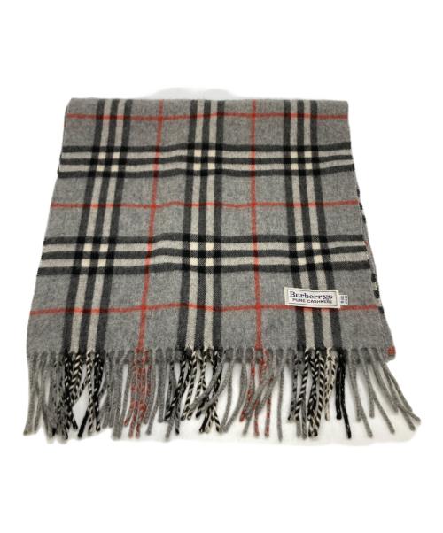 Burberry's（バーバリー）Burberry's (バーバリーズ) カシミヤマフラー グレーの古着・服飾アイテム