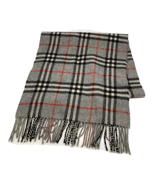 Burberry's（バーバリー）Burberry's (バーバリーズ) カシミヤマフラー グレーの古着・服飾アイテム