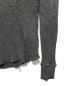 中古・古着 MUSE de Deuxieme Classe (ミューズ ドゥーズィエム クラス) WOOLY THERMAL プルオーバー グレー サイズ:下記参照：5000円