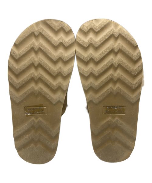 MOHI（モヒ）MOHI (モヒ) ビッグバックル サンダル ベージュ サイズ:38の古着・服飾アイテム