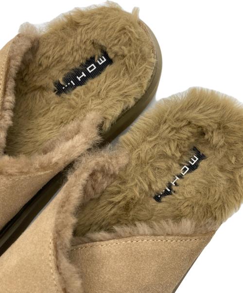 MOHI（モヒ）MOHI (モヒ) ビッグバックル サンダル ベージュ サイズ:38の古着・服飾アイテム