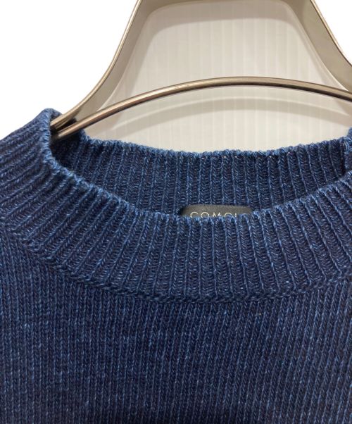 COMOLI（コモリ）COMOLI (コモリ) コットンクルーネックニット インディゴ サイズ:下記参照の古着・服飾アイテム