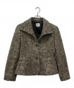 ARMANI COLLEZIONIアルマーニ コレツィオーニ）の古着「モヘア混ウールジャケット」｜ベージュ