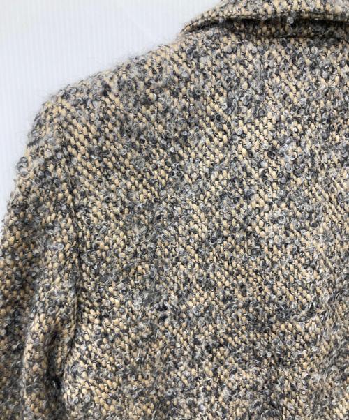ARMANI COLLEZIONI（アルマーニ コレツィオーニ）ARMANI COLLEZIONI (アルマーニ コレツィオーニ) モヘア混ウールジャケット ベージュ サイズ:42の古着・服飾アイテム