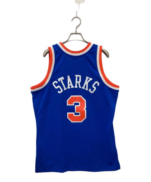 MITCHELL & NESS（ミッチェルアンドネス）MITCHELL & NESS (ミッチェルアンドネス) メッシュタンクトップ ブルー サイズ:Mの古着・服飾アイテム