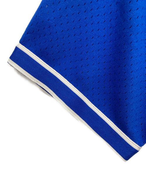 MITCHELL & NESS（ミッチェルアンドネス）MITCHELL & NESS (ミッチェルアンドネス) ベースボールシャツ ブルー サイズ:44の古着・服飾アイテム