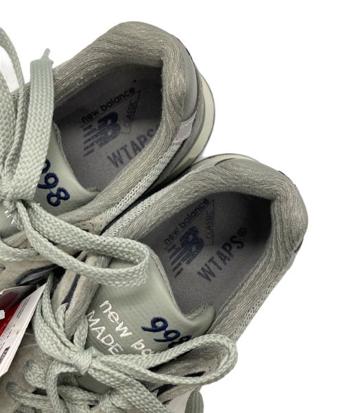 NEW BALANCE（ニューバランス）NEW BALANCE (ニューバランス) WTAPS (ダブルタップス) ローカットスニーカー/New Balance 998 MiUSA WTAPS Visual Uparmored/U998 WT グレー サイズ:25cm 未使用品の古着・服飾アイテム