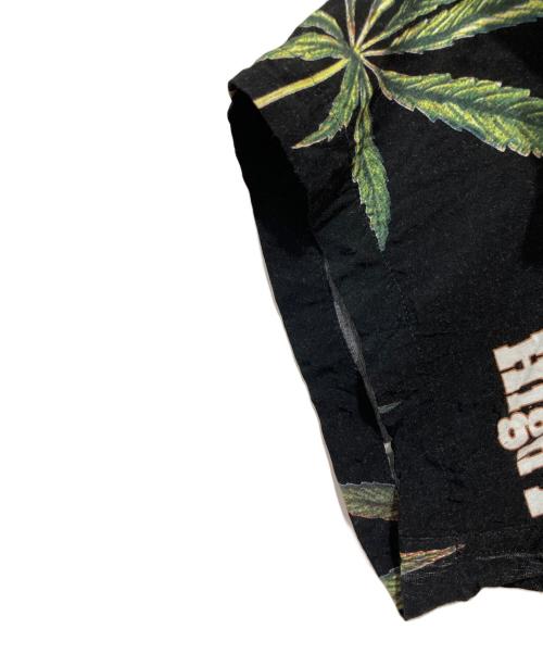 WACKO MARIA（ワコマリア）WACKO MARIA (ワコマリア) HIGHTIMES (ハイ・タイムズ) HAWAIIAN SHIRT ブラック サイズ:Lの古着・服飾アイテム