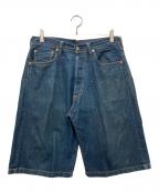 EVISUエヴィス）の古着「デニムハーフパンツ」｜インディゴ