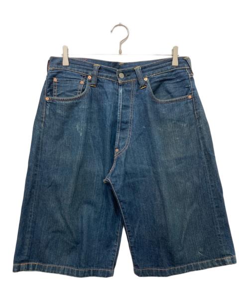 EVISU（エヴィス）EVISU (エビス) デニムハーフパンツ インディゴ サイズ:W34の古着・服飾アイテム