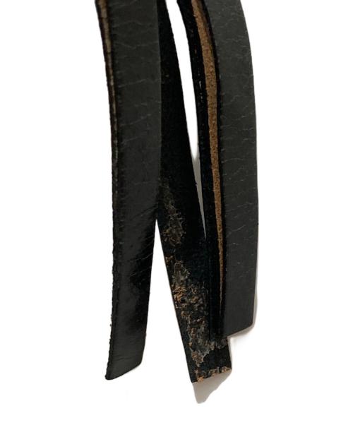 MIU MIU（ミュウミュウ）MIU MIU (ミュウミュウ) ギャザー2WAYショルダーバッグ ブラックの古着・服飾アイテム