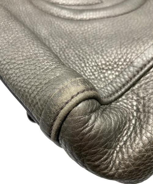 GUCCI（グッチ）GUCCI (グッチ) ソーホーセラリウス/トートバッグ シルバーの古着・服飾アイテム