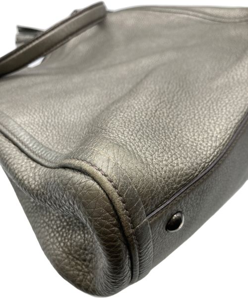 GUCCI（グッチ）GUCCI (グッチ) ソーホーセラリウス/トートバッグ シルバーの古着・服飾アイテム