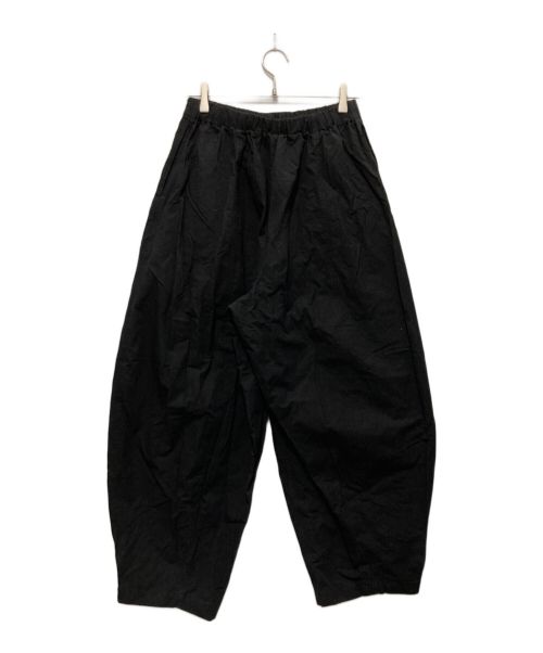 Curensology（カレンソロジー）Curensology (カレンソロジー) コットンリネンドロストパンツ ブラック サイズ:freeの古着・服飾アイテム