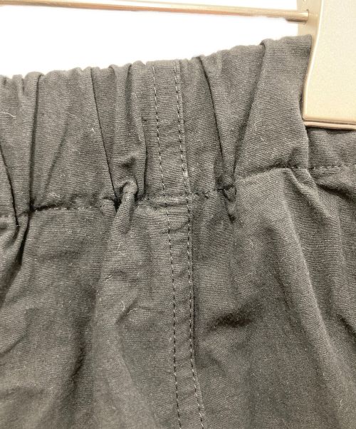 Curensology（カレンソロジー）Curensology (カレンソロジー) コットンリネンドロストパンツ ブラック サイズ:freeの古着・服飾アイテム