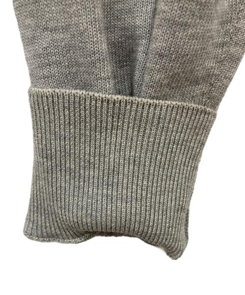 BATONER（バトナ―）BATONER (バトナ―) エルボーパッチVネックニット グレー サイズ:1の古着・服飾アイテム