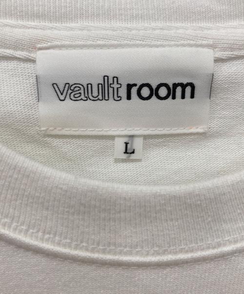 vault room（ボルトルーム）vault room (ボルトルーム) 刺繍Tシャツ ホワイト サイズ:Lの古着・服飾アイテム