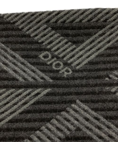 Dior（ディオール）DIOR (ディオール) CDロゴマフラー グレーの古着・服飾アイテム