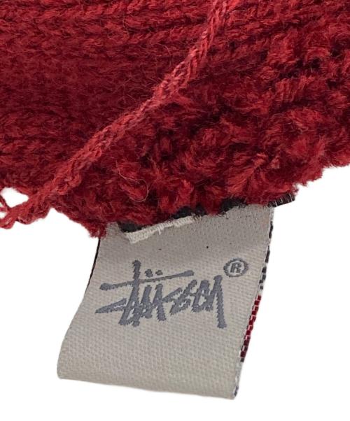 stussy（ステューシー）stussy (ステューシー) ニットキャップ レッドの古着・服飾アイテム