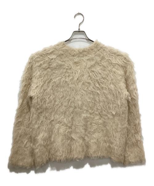 SLOBE IENA（スローブ イエナ）SLOBE IENA (スローブ イエナ) シャギーニットカーディガン ベージュ サイズ:下記参照の古着・服飾アイテム