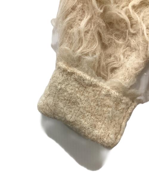 SLOBE IENA（スローブ イエナ）SLOBE IENA (スローブ イエナ) シャギーニットカーディガン ベージュ サイズ:下記参照の古着・服飾アイテム