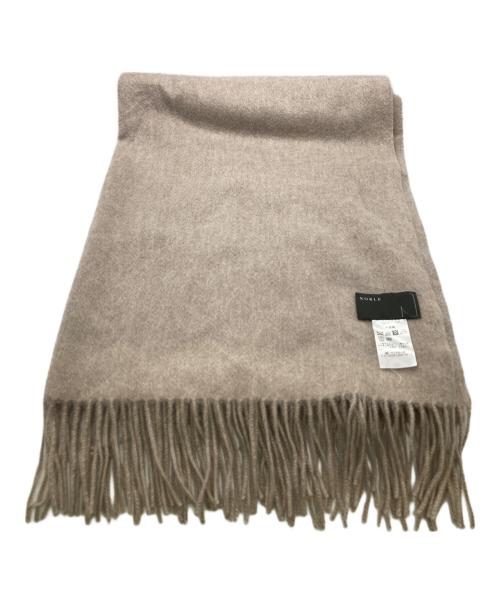 Noble（ノーブル）Noble (ノーブル) 大判カシミヤストール ベージュの古着・服飾アイテム