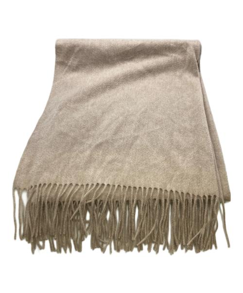 Noble（ノーブル）Noble (ノーブル) 大判カシミヤストール ベージュの古着・服飾アイテム