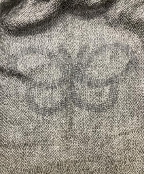 BOTTEGA VENETA（ボッテガベネタ）BOTTEGA VENETA (ボッテガベネタ) カシミヤシルクウールストール グレーの古着・服飾アイテム