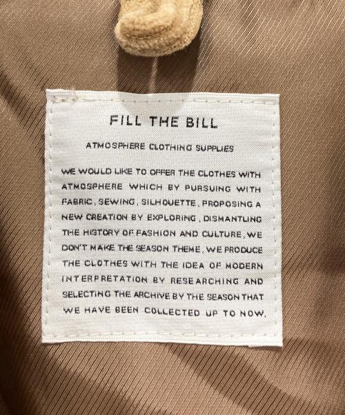 FILL THE BILL（フィルザビル）FILL THE BILL (フィルザビル) コーデュロイ切替トレンチコート ブラウン サイズ:2の古着・服飾アイテム