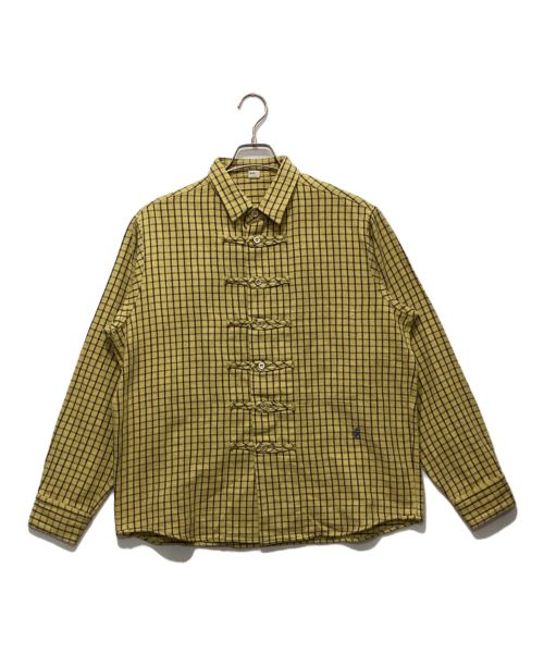 45R（フォーティファイブ・アール）45R (フォーティーファイブアール) インドネルの908 8ノットシャツ イエロー サイズ:下記参照の古着・服飾アイテム