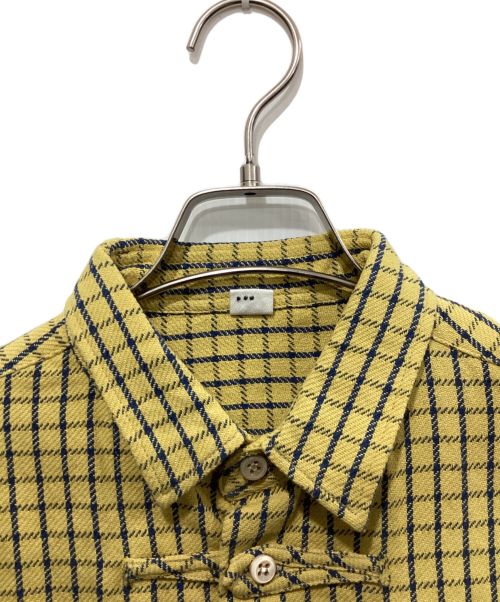 45R（フォーティファイブ・アール）45R (フォーティーファイブアール) インドネルの908 8ノットシャツ イエロー サイズ:下記参照の古着・服飾アイテム