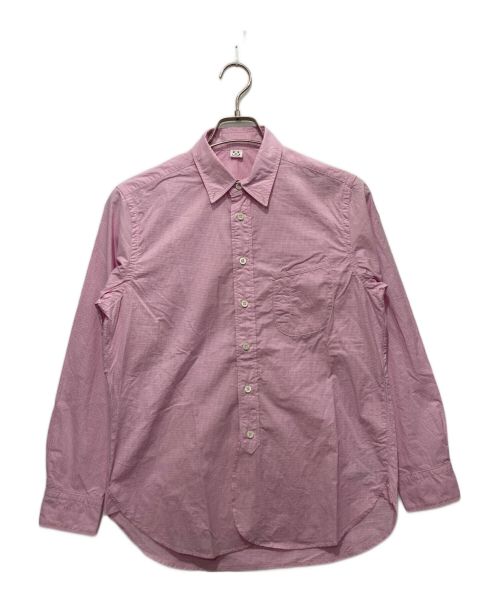 45R（フォーティファイブ・アール）45R (フォーティーファイブアール) スーピマオーガニックバチストの908ローファーシャツ ピンク サイズ:下記参照の古着・服飾アイテム