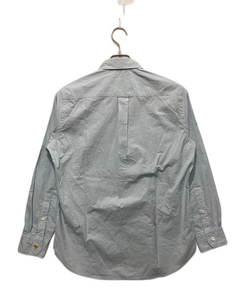 45R（フォーティファイブ・アール）45R (フォーティーファイブアール) スーピマオーガニックバチストの908ローファーシャツ ブルー サイズ:下記参照の古着・服飾アイテム