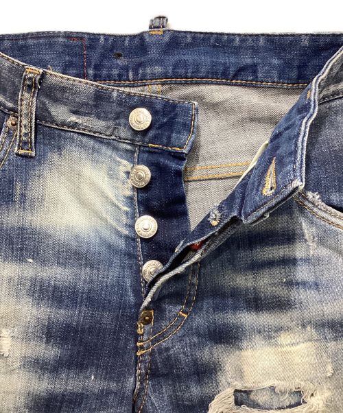 DSQUARED2（ディースクエアード）DSQUARED2 (ディースクエアード) デニムパンツ インディゴ サイズ:46の古着・服飾アイテム