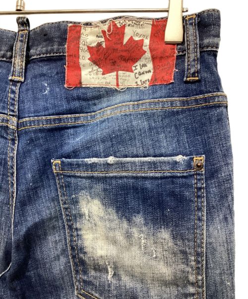 DSQUARED2（ディースクエアード）DSQUARED2 (ディースクエアード) デニムパンツ インディゴ サイズ:46の古着・服飾アイテム