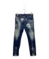 DSQUARED2（ディースクエアード）の古着「デニムパンツ」｜インディゴ