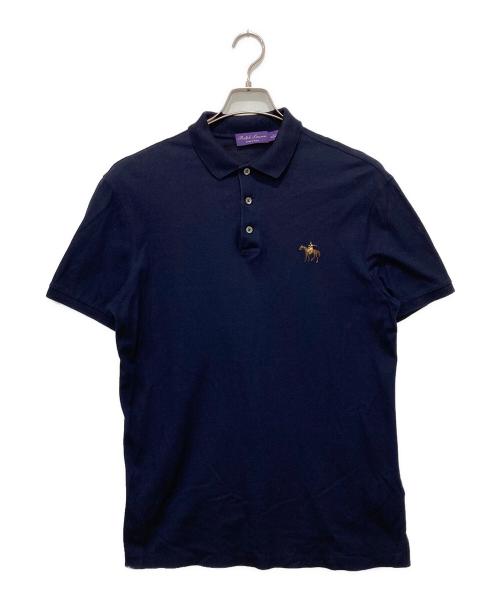 RALPH LAUREN Purple Label（ラルフ ローレン パープル レーベル）RALPH LAUREN Purple Label (ラルフ ローレン パープル レーベル) ポロシャツ ネイビー サイズ:Lの古着・服飾アイテム