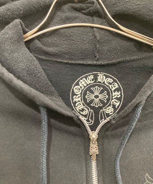 CHROME HEARTS（クロムハーツ）CHROME HEARTS (クロムハーツ) ダガージップパーカー ブラック サイズ:Sの古着・服飾アイテム
